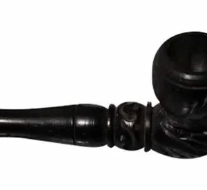 Black Wooden Pipe