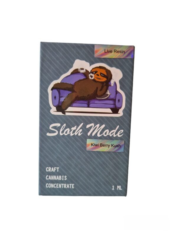 Sloth Mode Live Resin Vape – Kiwi berry kush